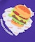 HAMBURGER Tシャツ