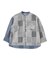 Dice-weave Striped Shirt