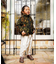 Fleece Floral Print Blouson
