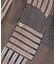 Dice-weave Striped Dress