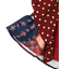 Patchwork Quilted Print Frill Back Sweatshirt