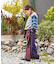 Vitage Fleece Ruffled Sleeve Sweatshirt