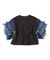 Vitage Fleece Ruffled Sleeve Sweatshirt