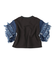 Vitage Fleece Ruffled Sleeve Sweatshirt