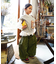 Vintage Back Satin Wide Pants