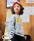 Striped Super Wide Silhouette Tee
