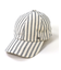 Herringbone Striped Cap