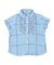 Frill Gingham Plaid Shirt
