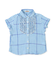 Frill Gingham Plaid Shirt