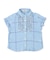 Frill Gingham Plaid Shirt