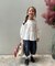 Smooth Cotton Jersey Tiered Tee