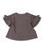 Smooth Cotton Jersey and Frill Sleeve Tee