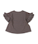 Smooth Cotton Jersey and Frill Sleeve Tee