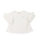 Smooth Cotton Jersey and Frill Sleeve Tee