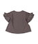 Smooth Cotton Jersey and Frill Sleeve Tee