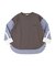 Smooth Cotton Jersey and Striped Long Sleeve Tee
