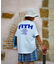Tetoron Cotton Jersey Back Logo Tee