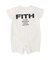 Baby Smooth Cotton Jersey and Back Logo Rompers
