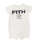 Baby Smooth Cotton Jersey and Back Logo Rompers