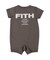 Baby Smooth Cotton Jersey and Back Logo Rompers