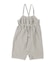 COOLMAX Seersucker Frill Salopette Pants