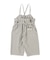 COOLMAX Seersucker Frill Salopette Pants