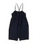 COOLMAX Seersucker Frill Salopette Pants
