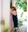 COOLMAX Seersucker Frill Salopette Pants