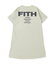 Smooth Cotton Jersey and Back Logo Dress