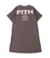 Smooth Cotton Jersey and Back Logo Dress