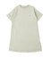 Smooth Cotton Jersey and Back Logo Dress