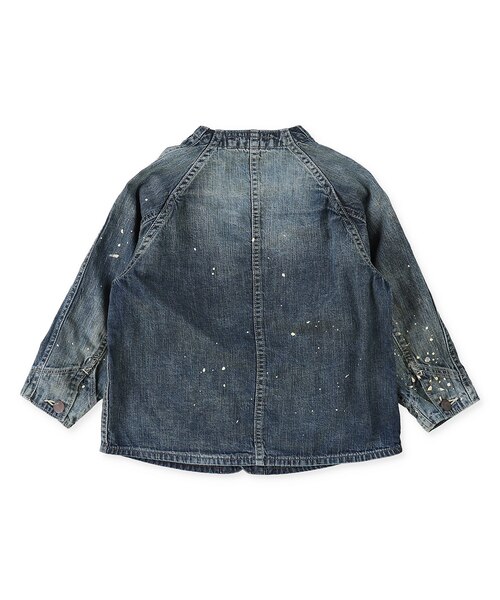 8oz Denim Collarless Coverall Jacket｜カムチャットアンド