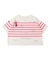 Cotton Jersey Striped and Printed Tee