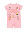 Cotton Jersey PENGUIN Baby Rompers