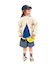 Indigo Houndstooth Shorts