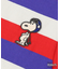 Wide Striped SNOOPY Tee