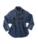 Tulle Collar and Work Denim Shirt Jacket