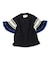 Colorful Tape Flare-sleeve Tee