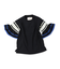 Colorful Tape Flare-sleeve Tee