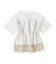 Layered-like Lace Numbering Tee