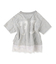 Layered-like Lace Numbering Tee
