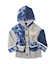 Jacquard Switching Hoodie Jacket