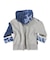 Jacquard Switching Hoodie Jacket