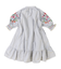 Floral Embroidery Shirt Dress