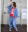 8oz Denim HAMBURGER Big Shirt