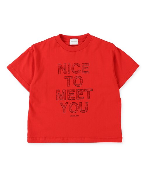 トップス nice to meet you NICE TO MEET YOU Tee｜カムチャットアンドクロゼットオンラインの通販