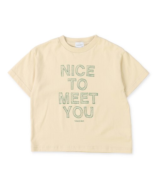 トップス nice to meet you NICE TO MEET YOU Tee｜カムチャットアンドクロゼットオンラインの通販