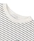 Striped and Tent-sleeve Tee