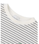 Striped and Tent-sleeve Tee