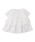 Scallopped Lace Tiered Blouse